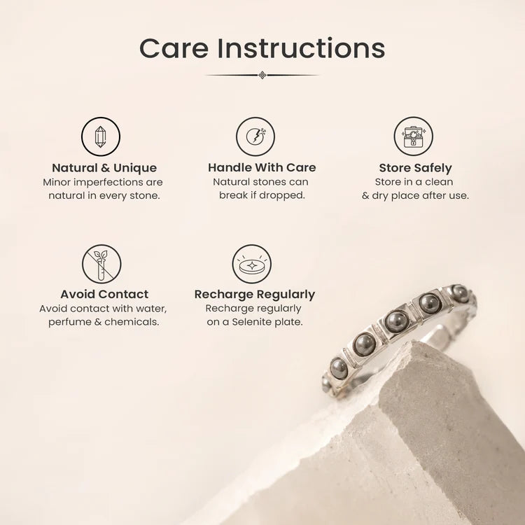 Pyrite Stud Ring