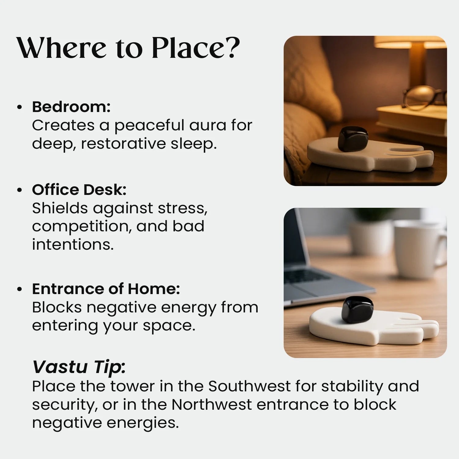 Black Tourmaline Tumble