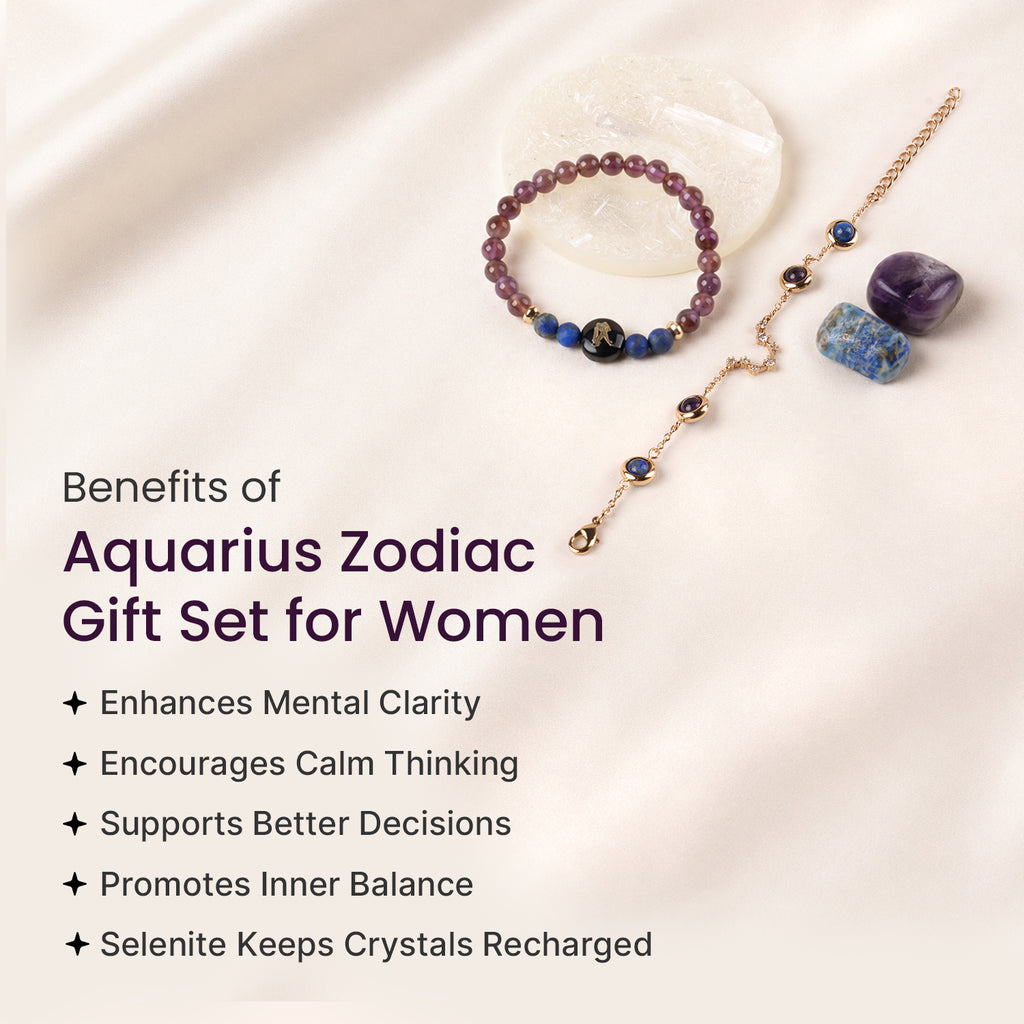 Aquarius Zodiac Gift Set for Women
