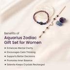 Aquarius Zodiac Gift Set for Women