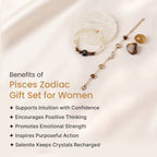 Pisces Zodiac Gift Set for Women