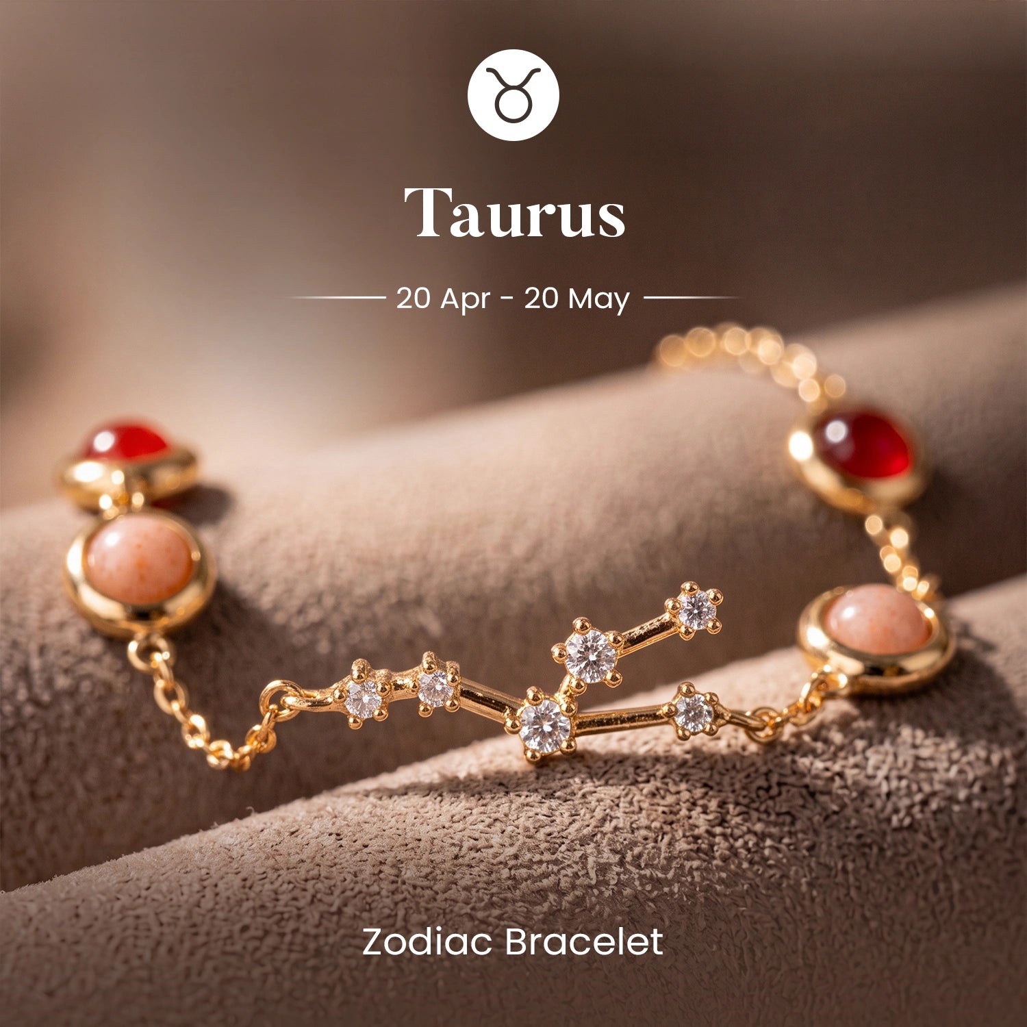 Taurus Zodiac Constellation Bracelet for Women
