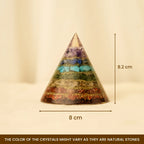7 Chakra Conical Pyramid
