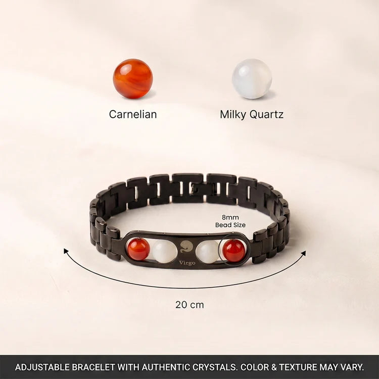 Virgo Zodiac Metal Bracelet