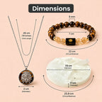 Leo Zodiac Bracelet with Pendant & Free Selenite Plate