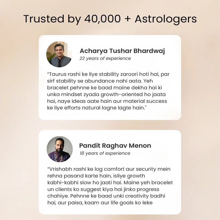 Taurus Zodiac Sunstone & Carnelian Bracelet