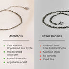 Raw Pyrite Anklet