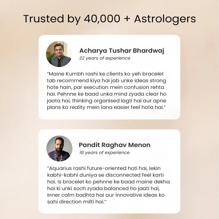 Aquarius Zodiac Amethyst & Lapis Lazuli Bracelet