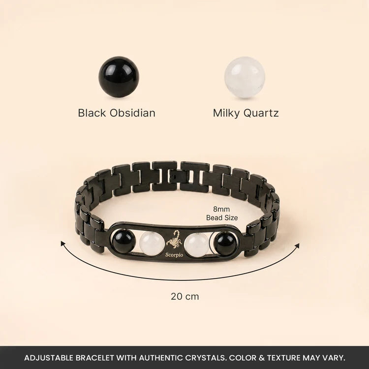 Scorpio Zodiac Metal Bracelet