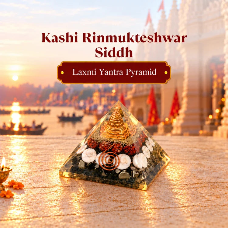 Kashi Rinmukteshwar Siddh Lakshmi Yantra Pyramid