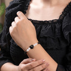Kashi Rinmukteshwar Siddh Scorpio Zodiac Bracelet for Women with Free Raw Selenite Plate