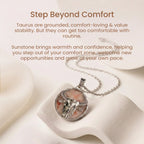 Taurus Pendant with Sunstone