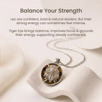 Leo Pendant with Tiger Eye