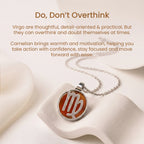 Virgo Pendant with Carnelian
