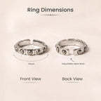 Pyrite Stud Ring