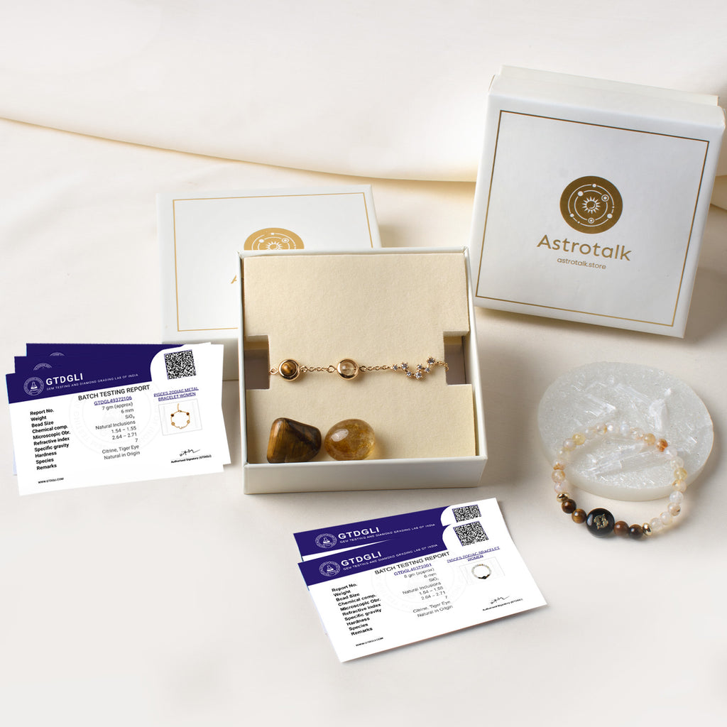 Pisces Zodiac Gift Set for Women