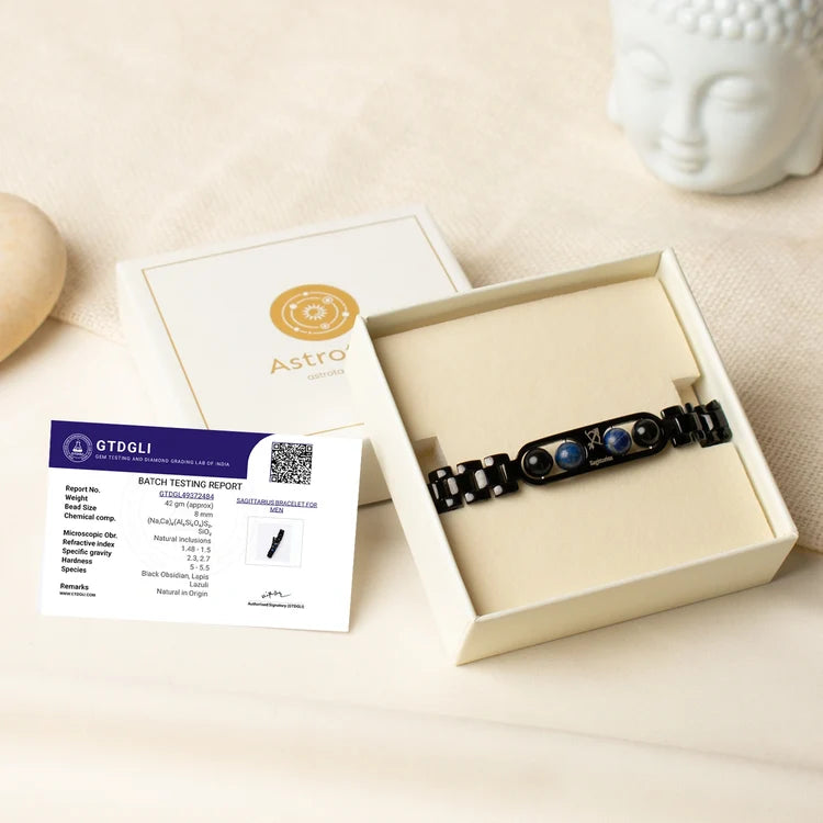 Sagittarius Zodiac Metal Bracelet