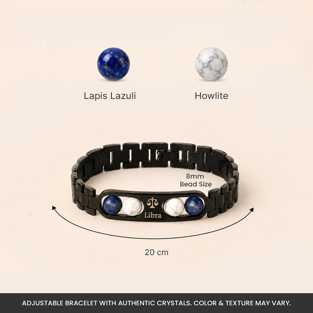 Libra Zodiac Metal Bracelet