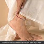 Garnet Anklet