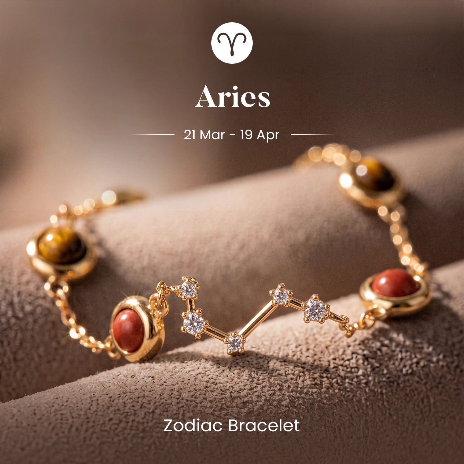Aries Zodiac Constellation Bracelet for Women