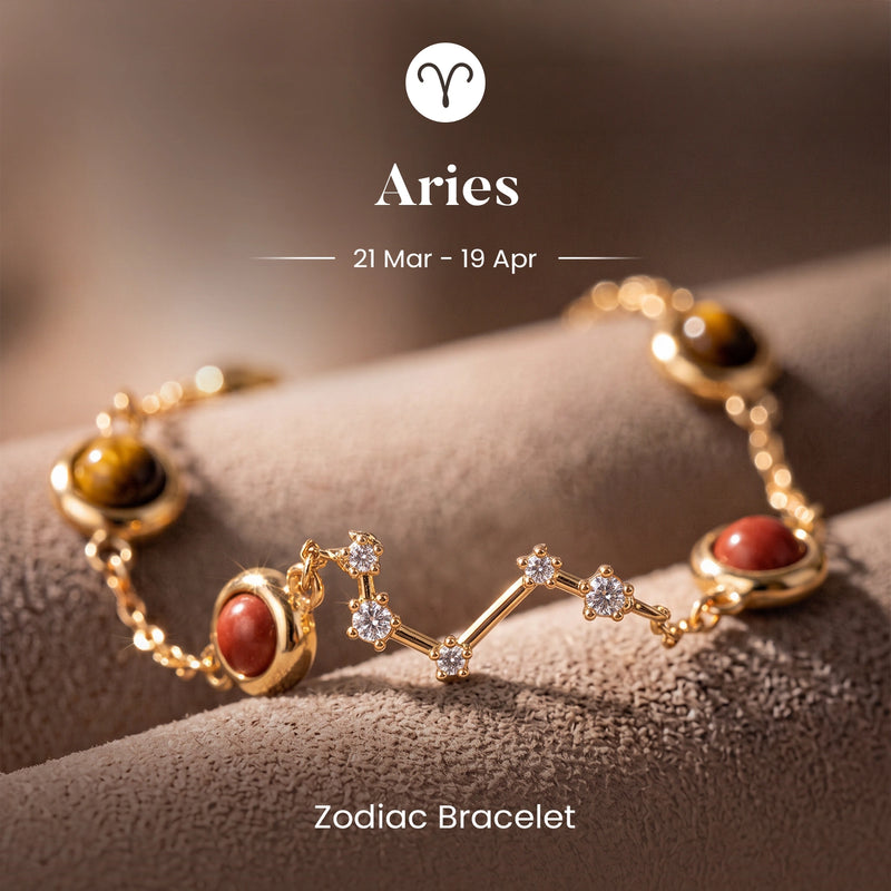 Aries Zodiac Constellation Bracelet for Women