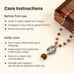Shiv Rudraksha Mala with Adiyogi Shiv Pendant