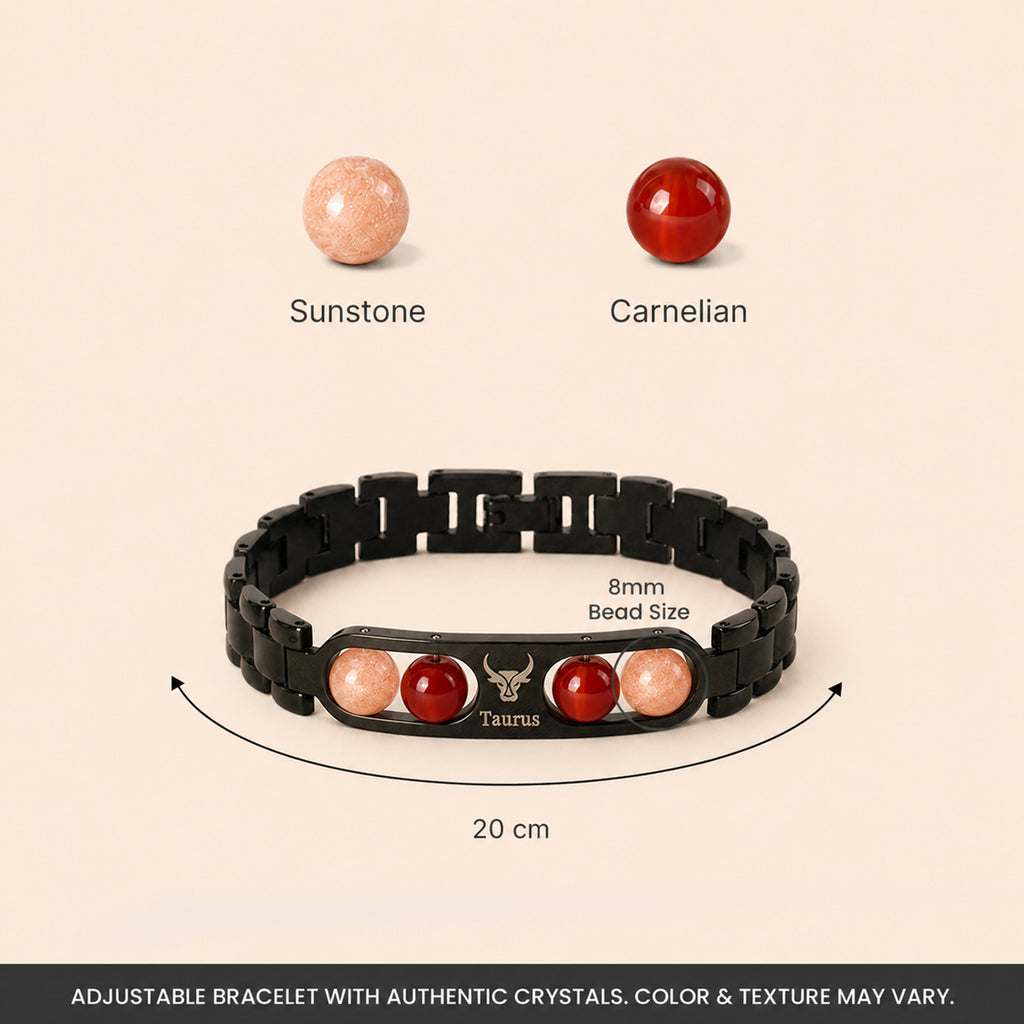 Taurus Zodiac Metal Bracelet