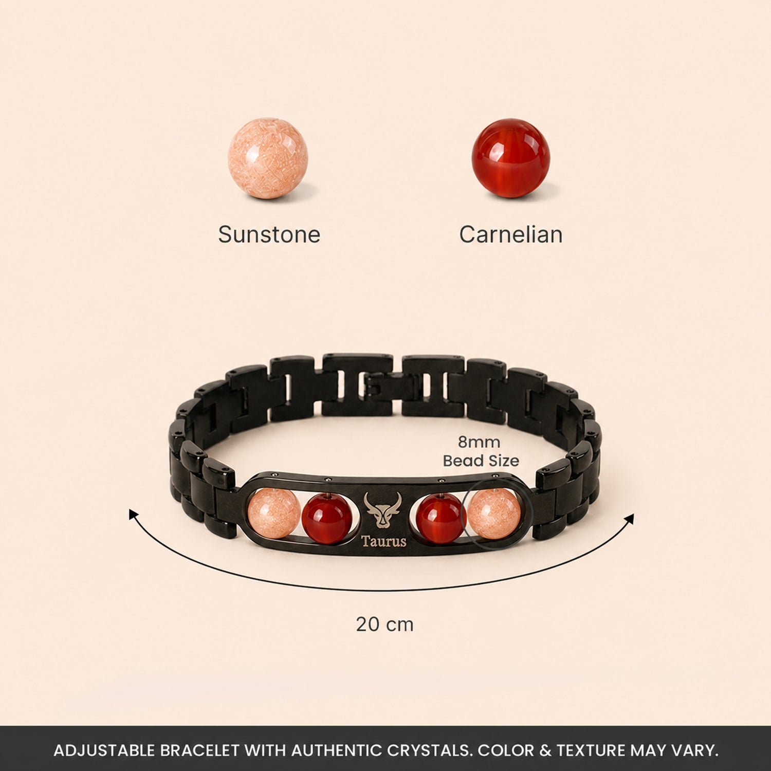 Taurus Zodiac Metal Bracelet