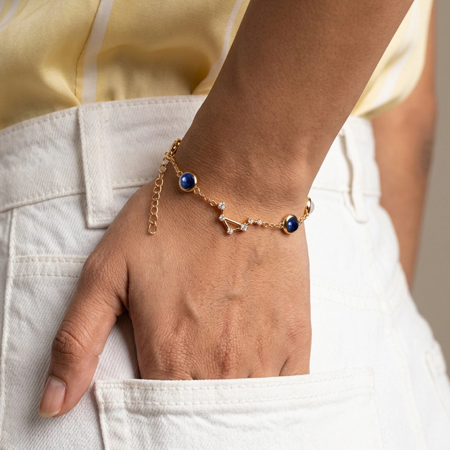 Libra (तुला राशि) Zodiac Constellation Bracelet for Women