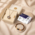 Leo Zodiac Bracelet with Pendant & Free Selenite Plate