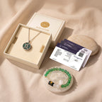 Gemini Zodiac Bracelet with Pendant & Free Selenite Plate