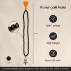 Karungali Mala with Shiv Trishul Nandi Pendant
