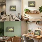 Limited Edition - 7 Horses on Raw Pyrite Frame (Big Size)
