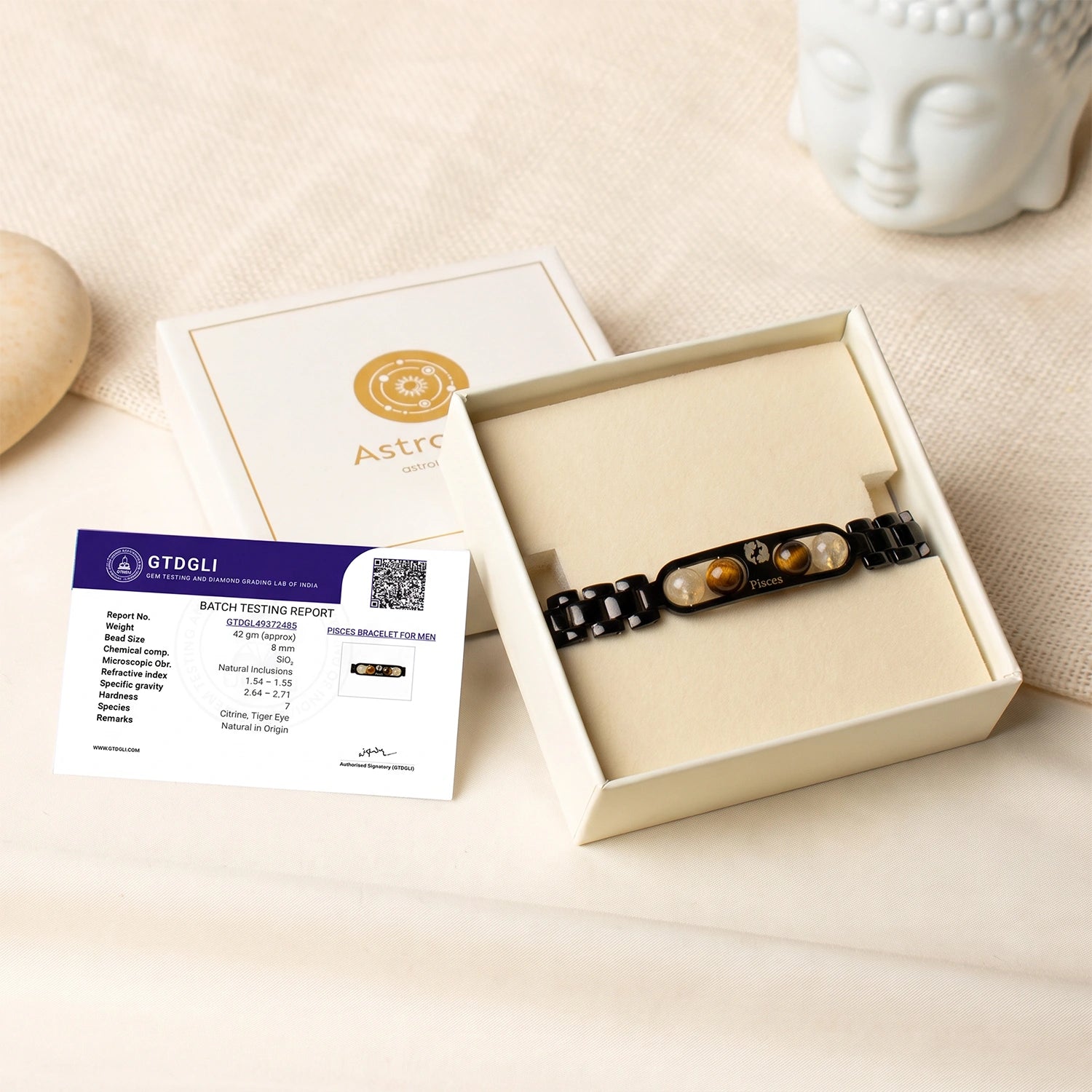 Pisces Zodiac Metal Bracelet
