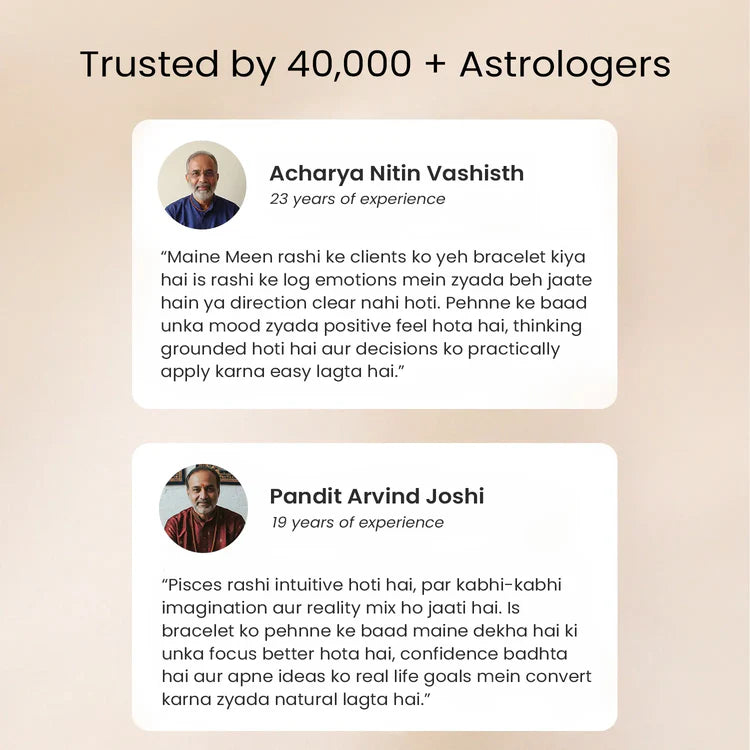 Pisces Zodiac Citrine & Tiger Eye Bracelet