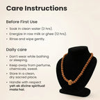 9 Mukhi Rudraksha bead in 5 Mukhi Rudraksha Mala