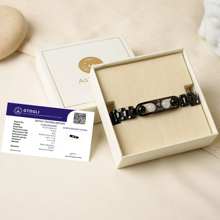 Scorpio Zodiac Metal Bracelet
