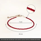 Garnet Anklet