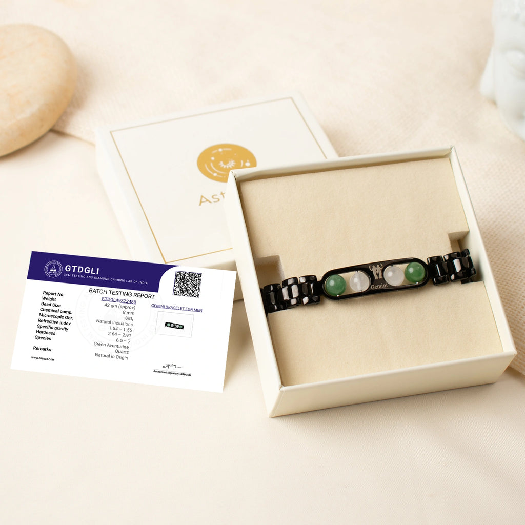 Gemini Zodiac Metal Bracelet