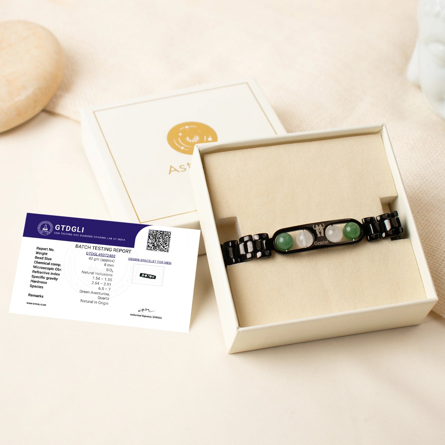 Gemini Zodiac Metal Bracelet