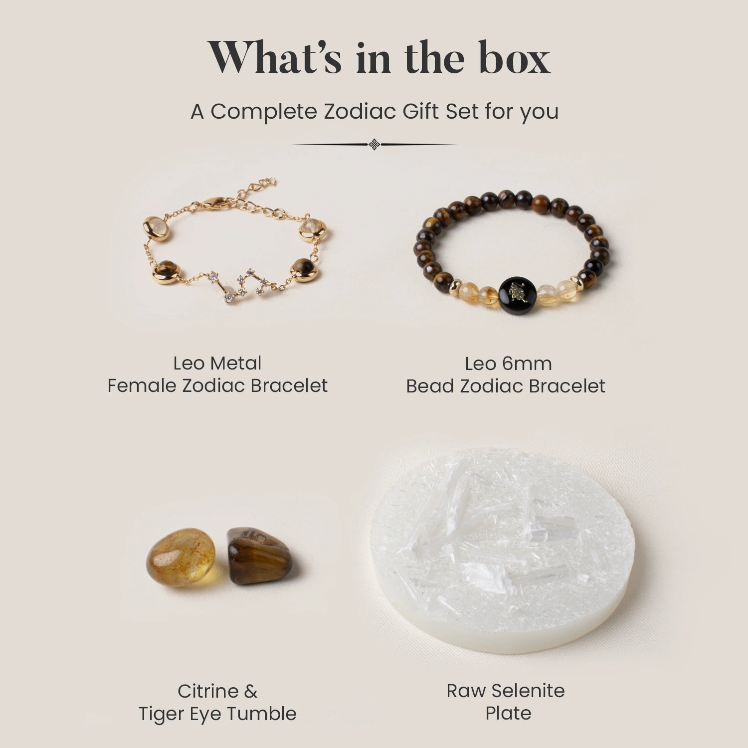 Leo Zodiac Gift Set for Women