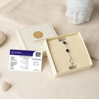 Kashi Rinmukteshwar Siddh Sagittarius Zodiac Constellation Bracelet with Free Raw Selenite Plate