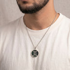 Gemini Pendant with Green Aventurine