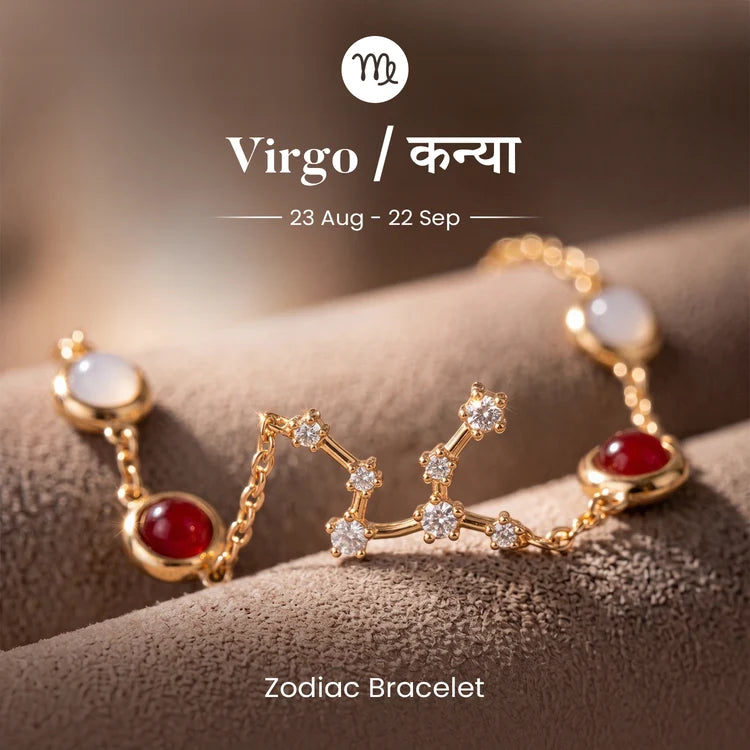 Virgo (कन्या राशि) Zodiac Constellation Bracelet for Women