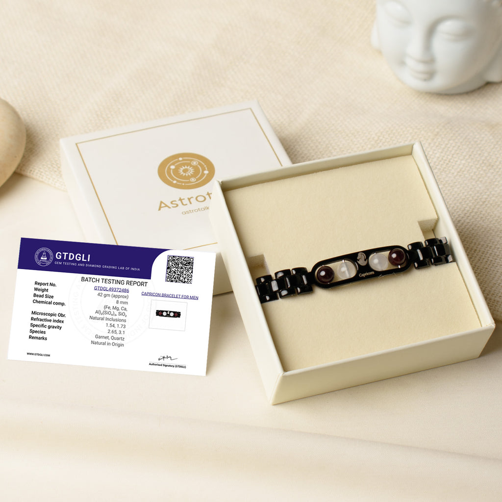 Capricorn Zodiac Metal Bracelet