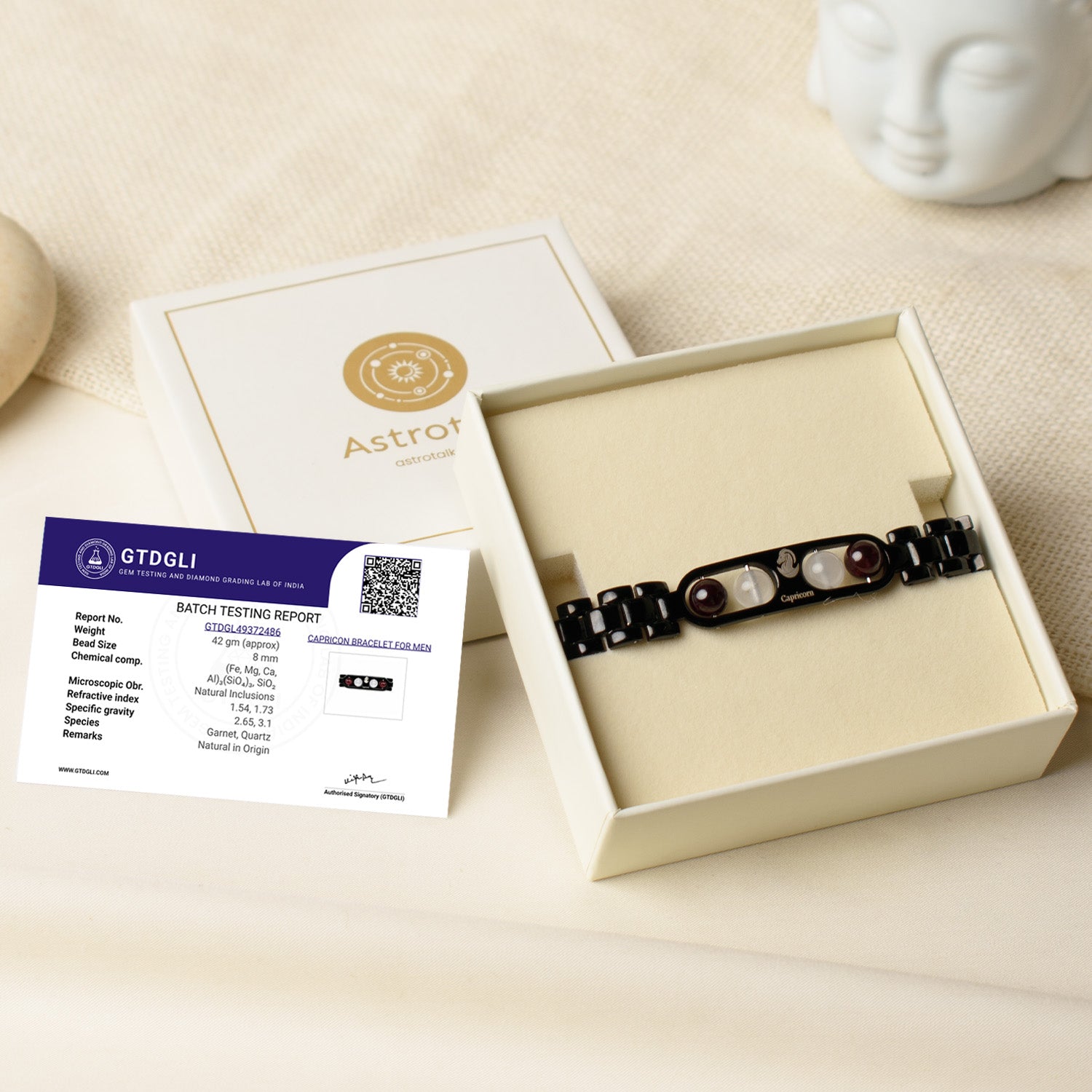 Capricorn Zodiac Metal Bracelet