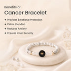 Kashi Rinmukteshwar Siddh Cancer Zodiac Bracelet for Women with Free Raw Selenite Plate