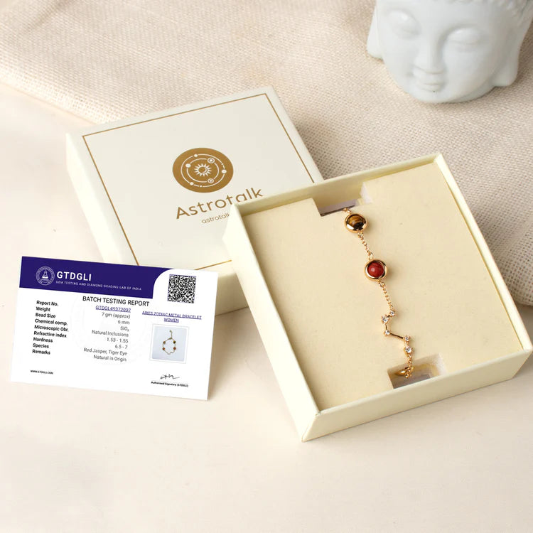 Aries Zodiac Constellation Bracelet for Women