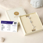 Kashi Rinmukteshwar Siddh Cancer Zodiac Constellation Bracelet with Free Raw Selenite Plate