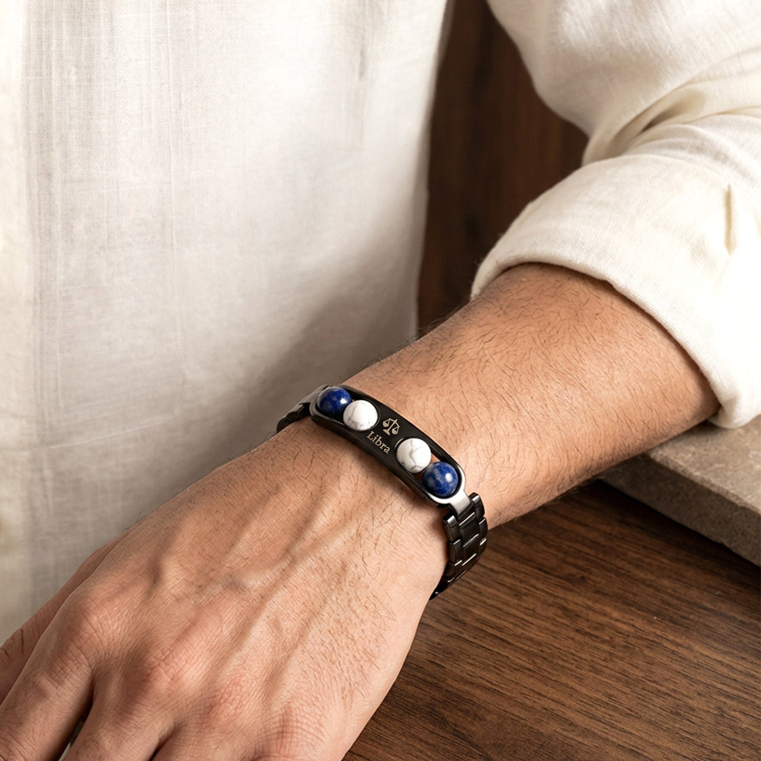 Libra Zodiac Metal Bracelet